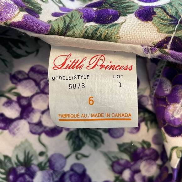 Little Princess Vintage Girls Dress Size 6 - Picture 6 of 7